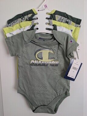 Champion 5pc Infant Onesies Set